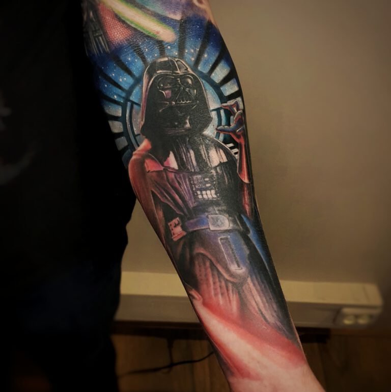 darth vader star wars tattoo by marloes lupker
