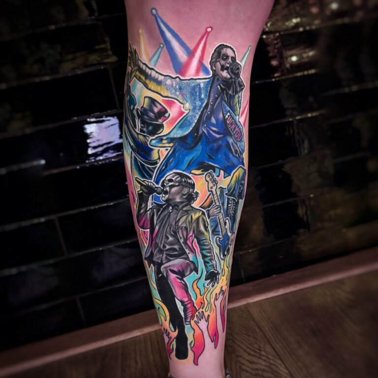 Papa Emeritus Papa copernicus Ghost the band dance macabre tattoo by marloes lupker