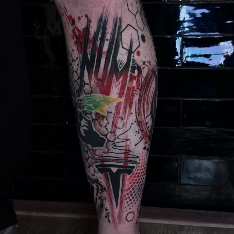 linkin park trash polka numb tattoo by marloes lupker
